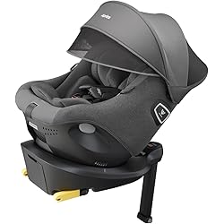 【極美品】アップリカ　チャイルドシート クルリラAC ISOFIX Aprica フード付き※アップリカ クルリラ 360° セーフティー ISOFIX